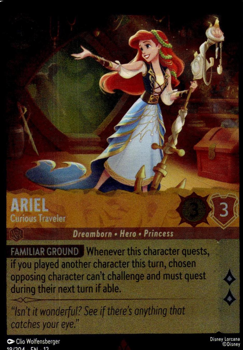 Ariel - Curious Traveler [Foil] #18