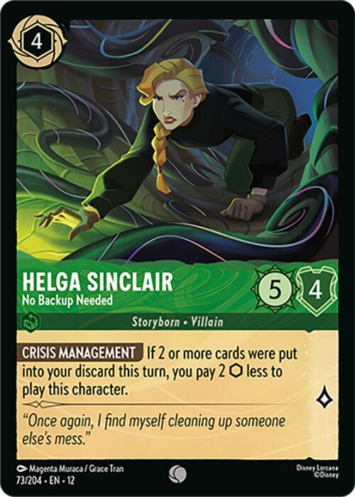 Helga Sinclair - No Backup Needed #73