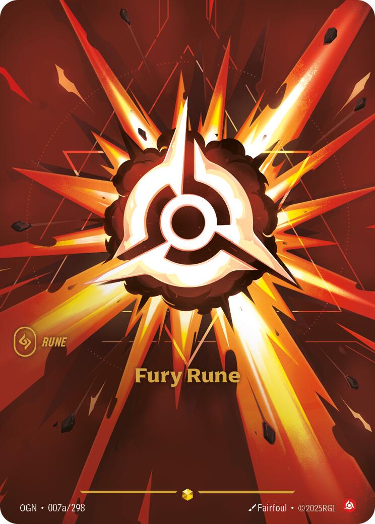 Fury Rune [Alternate Art] #7a