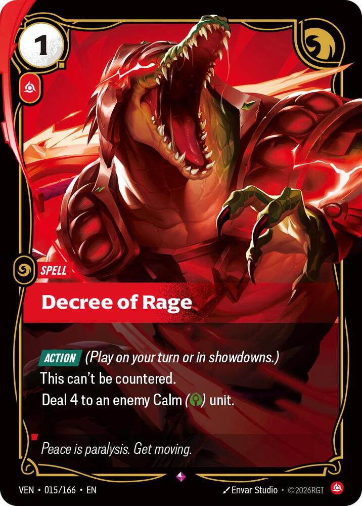 Decree of Rage [Foil] #15