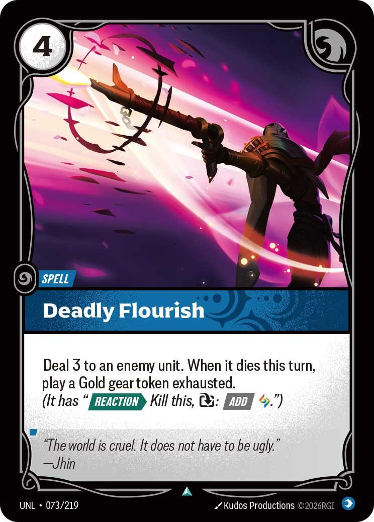 Deadly Flourish #73