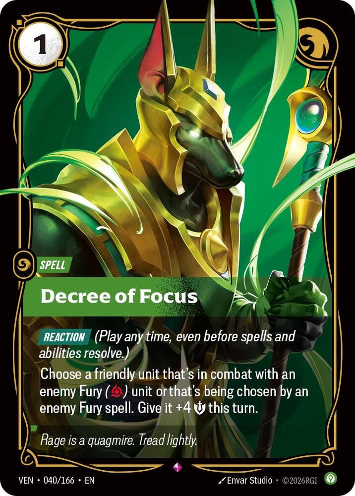 Decree of Focus #040