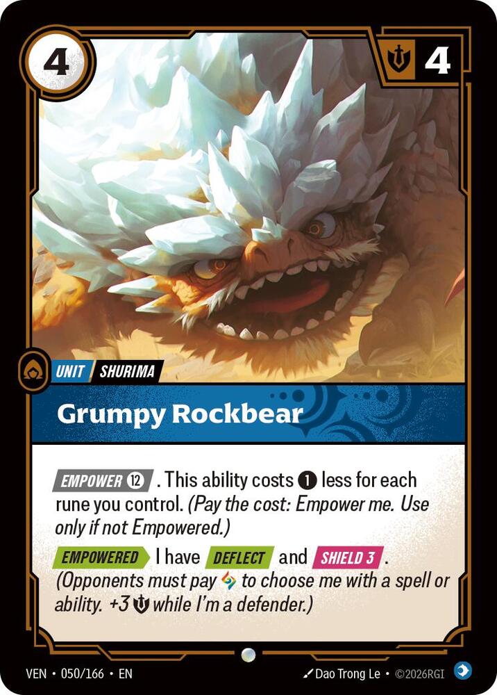 Grumpy Rockbear #050