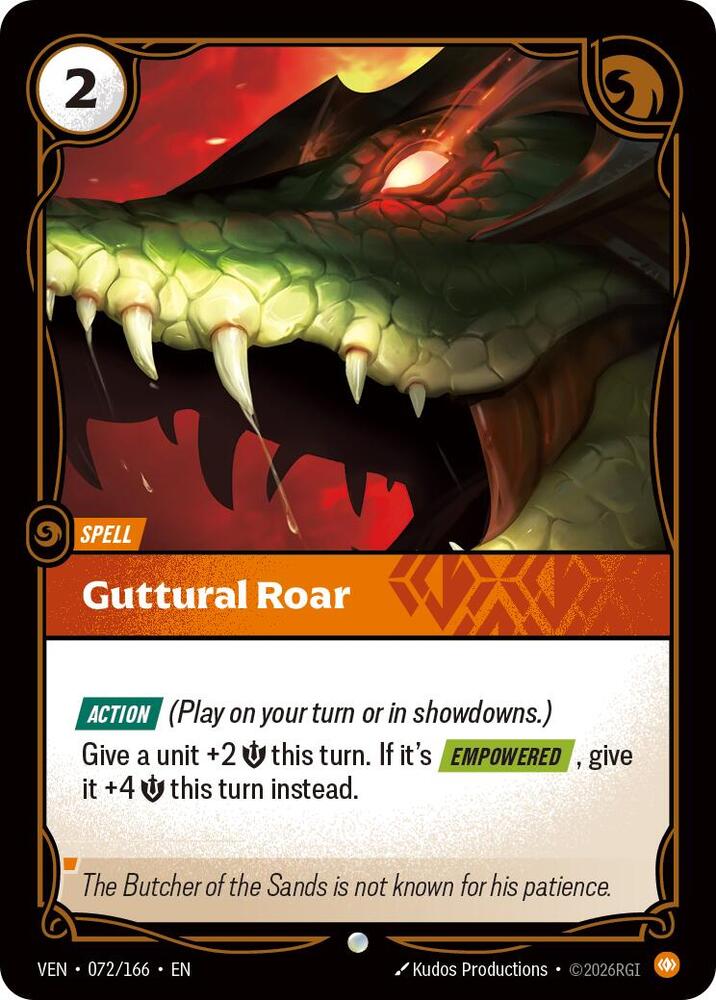 Guttural Roar #072