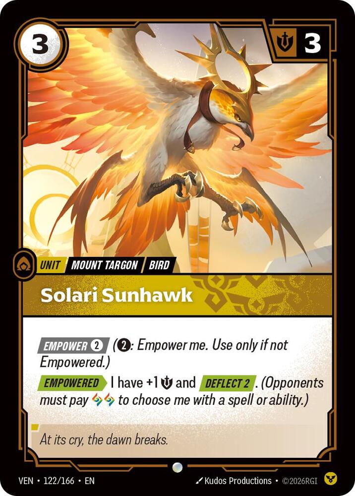 Solari Sunhawk #122