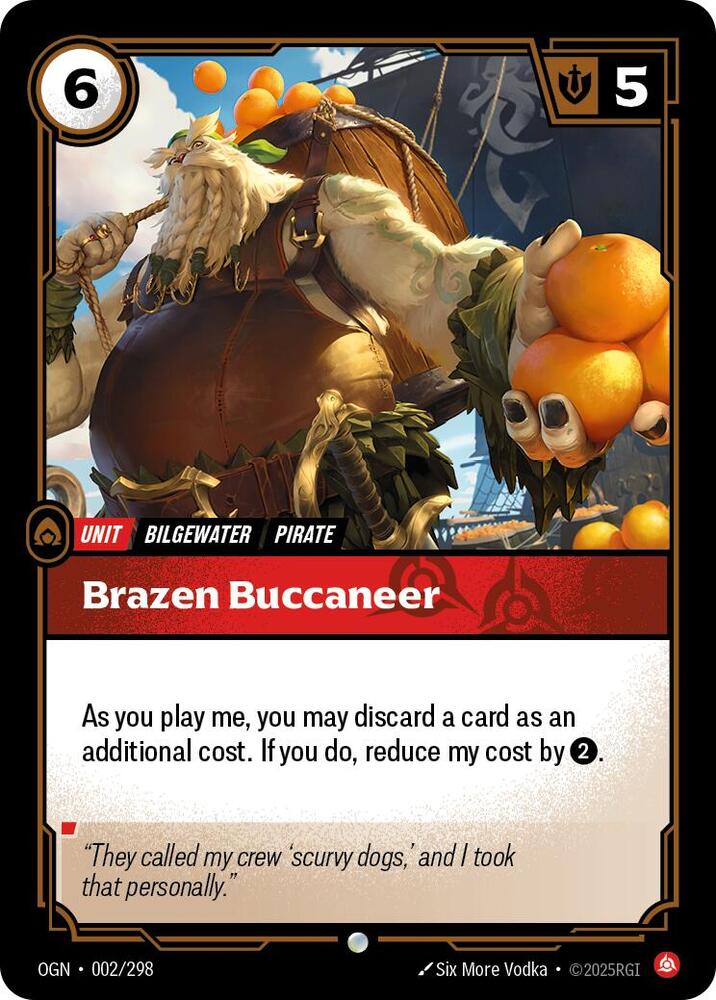 Brazen Buccaneer [Foil] #2