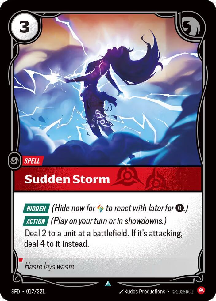 Sudden Storm [Foil] #17