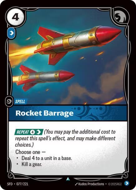 Rocket Barrage [Foil] #77