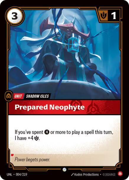 Prepared Neophyte #4