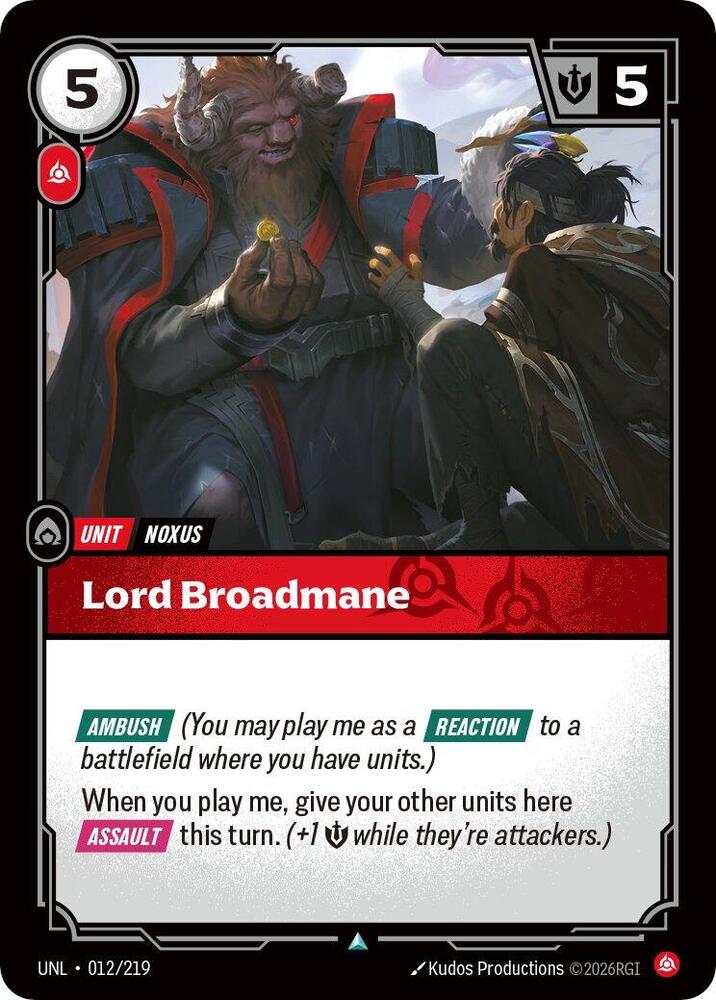 Lord Broadmane #12