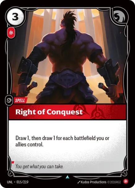 Right of Conquest #15