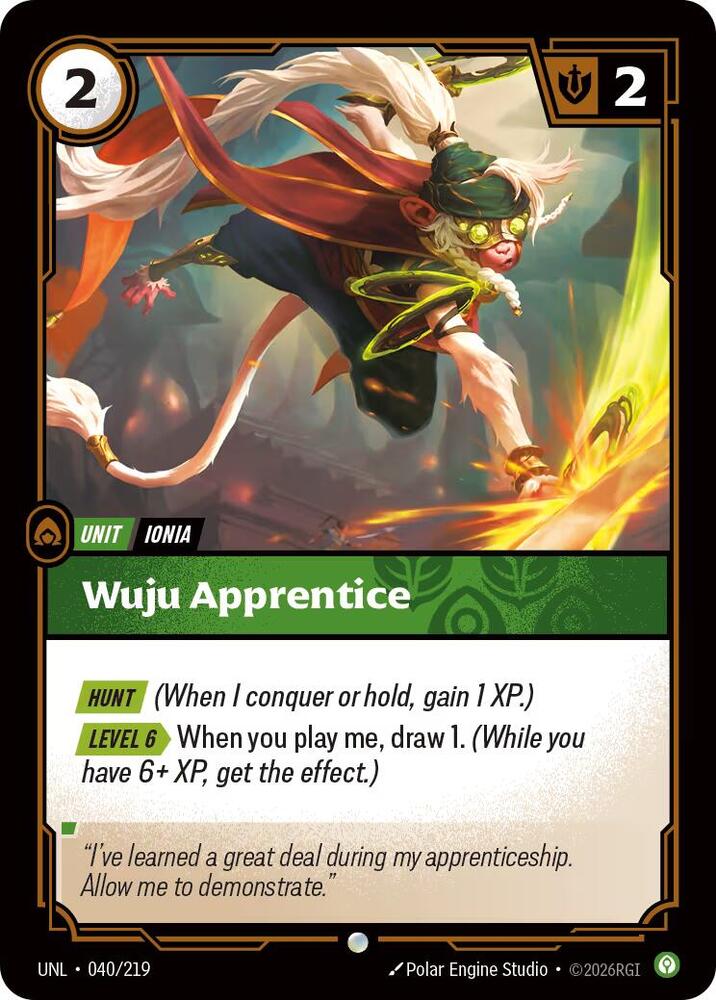 Wuju Apprentice #40