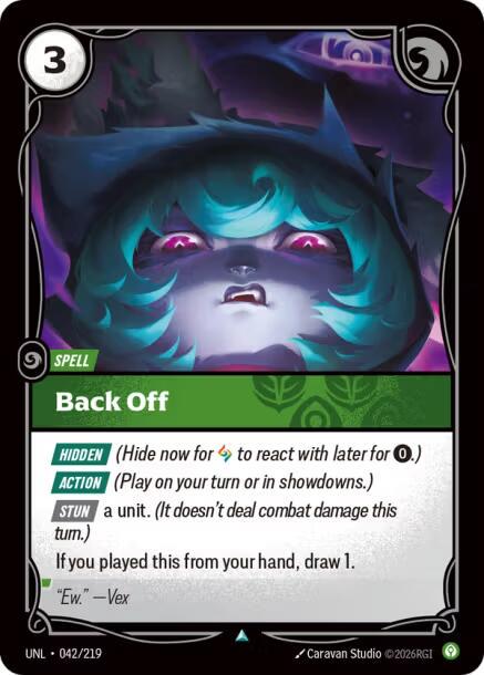 Back Off #42