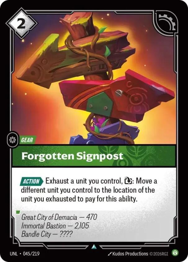 Forgotten Signpost [Foil] #45