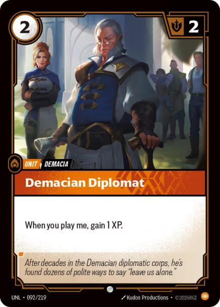 Demacian Diplomat [Foil] #92