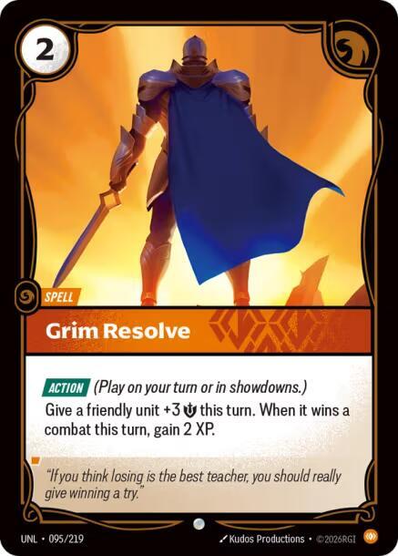 Grim Resolve [Foil] #95