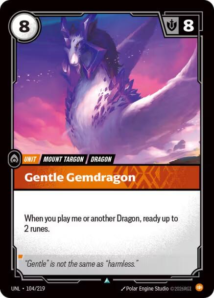 Gentle Gemdragon [Foil] #104