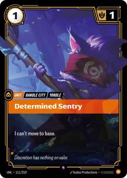 Determined Sentry #111