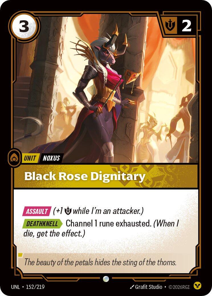 Black Rose Dignitary [Foil] #152