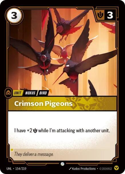Crimson Pigeons [Foil] #154
