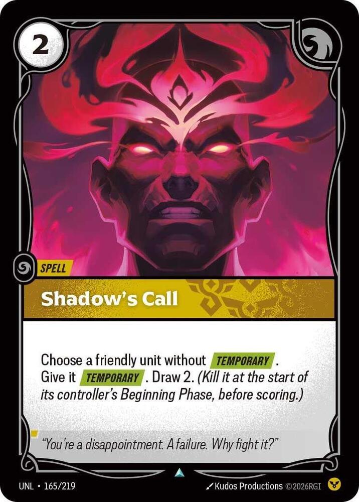Shadow's Call #165