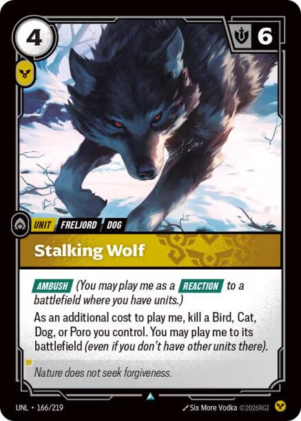 Stalking Wolf [Foil] #166