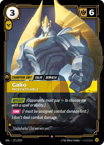 Galio - Indefatigable #171