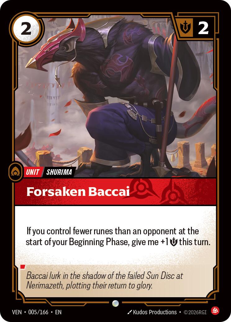Forsaken Baccai [Foil] #5