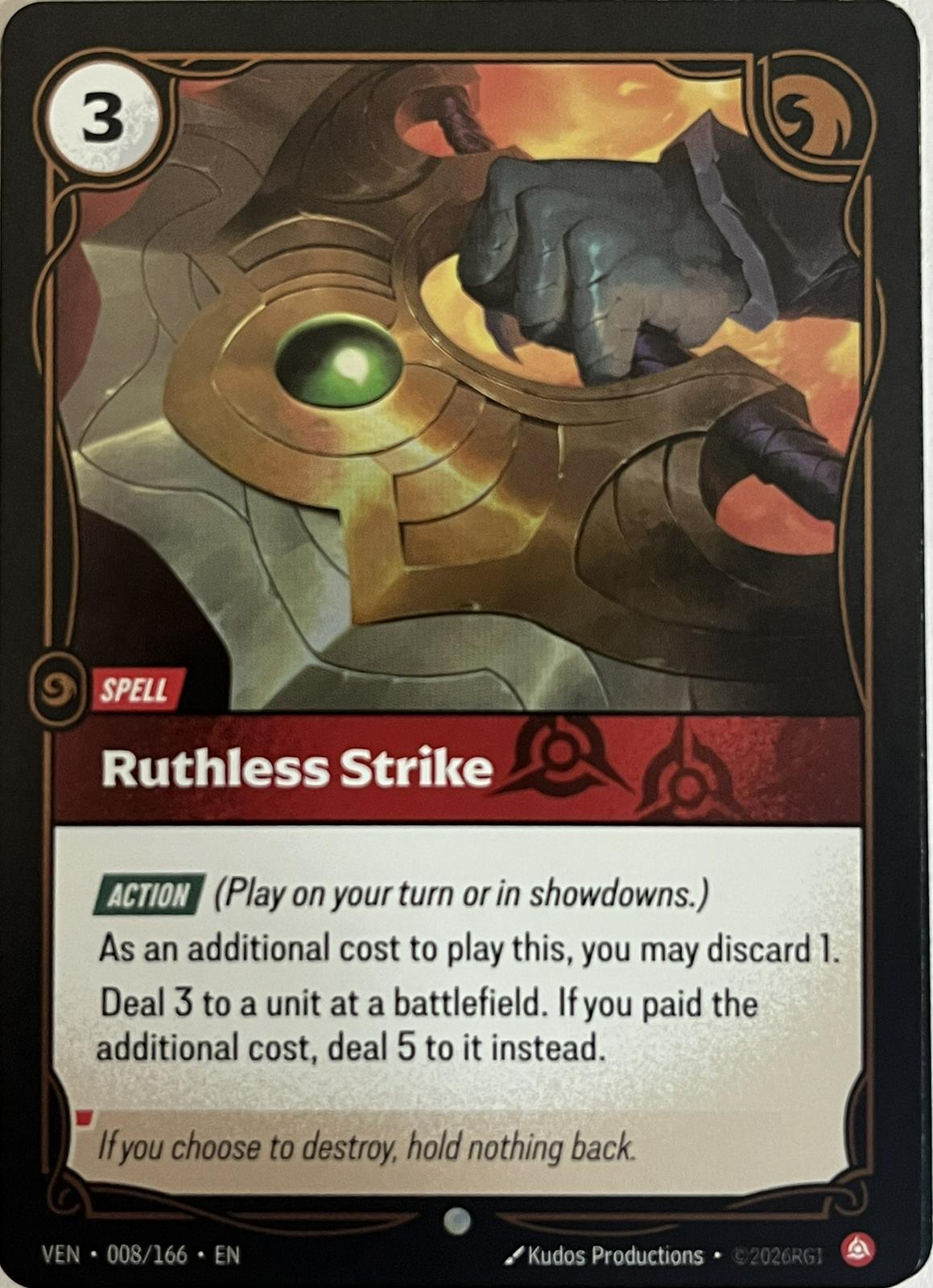Ruthless Strike [Foil] #8