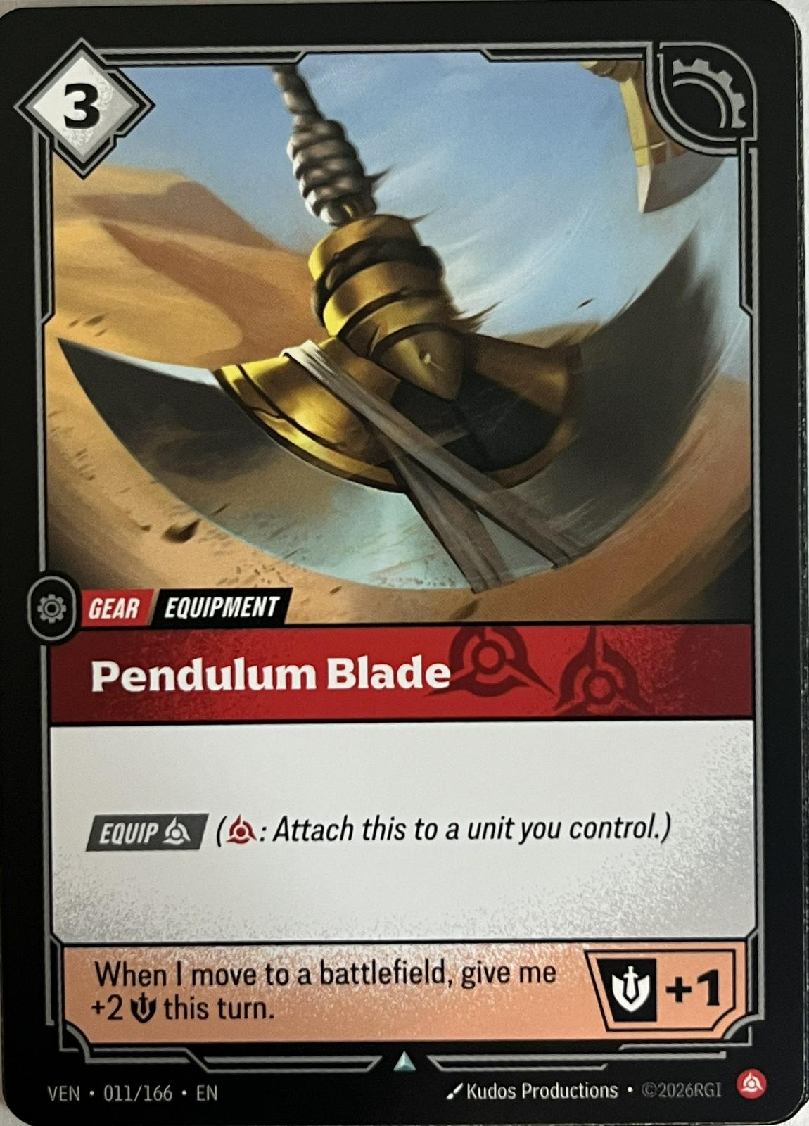 Pendulum Blade #11