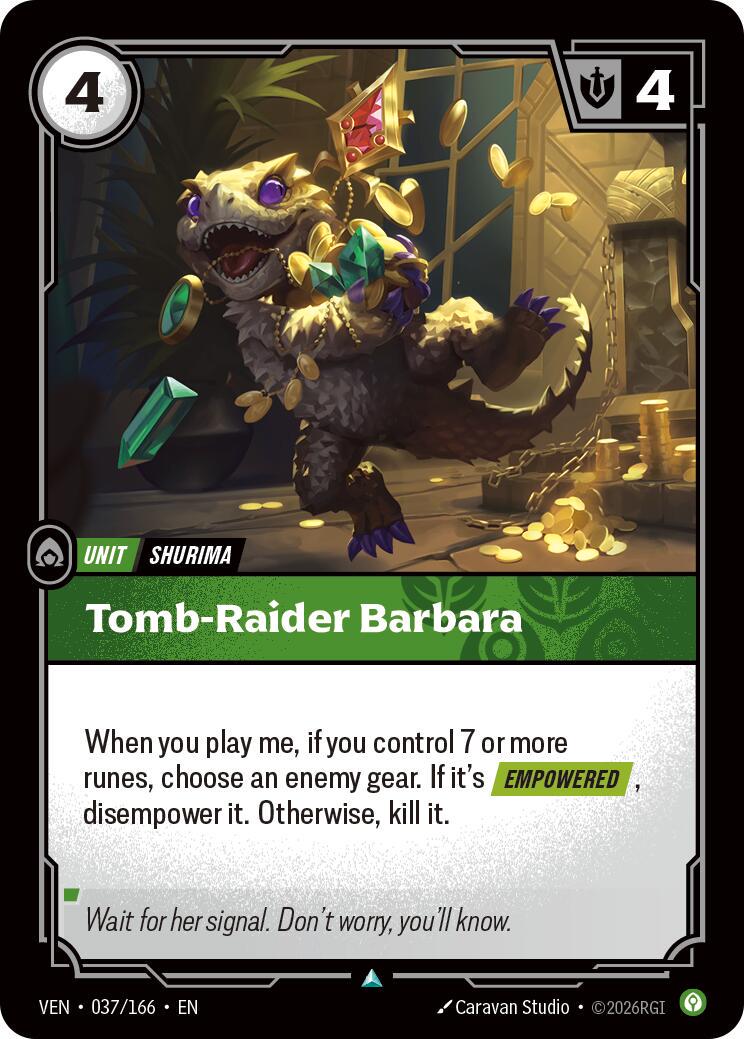 Tomb-Raider Barbara [Foil] #37