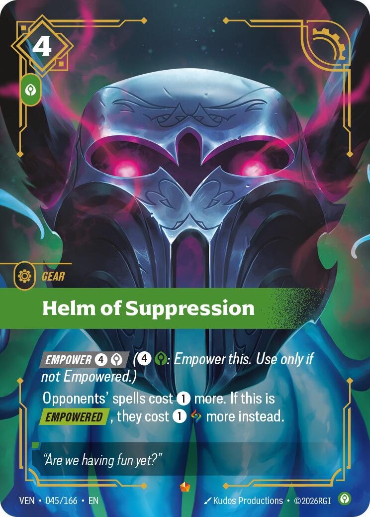 Helm of Suppression [Foil] #45