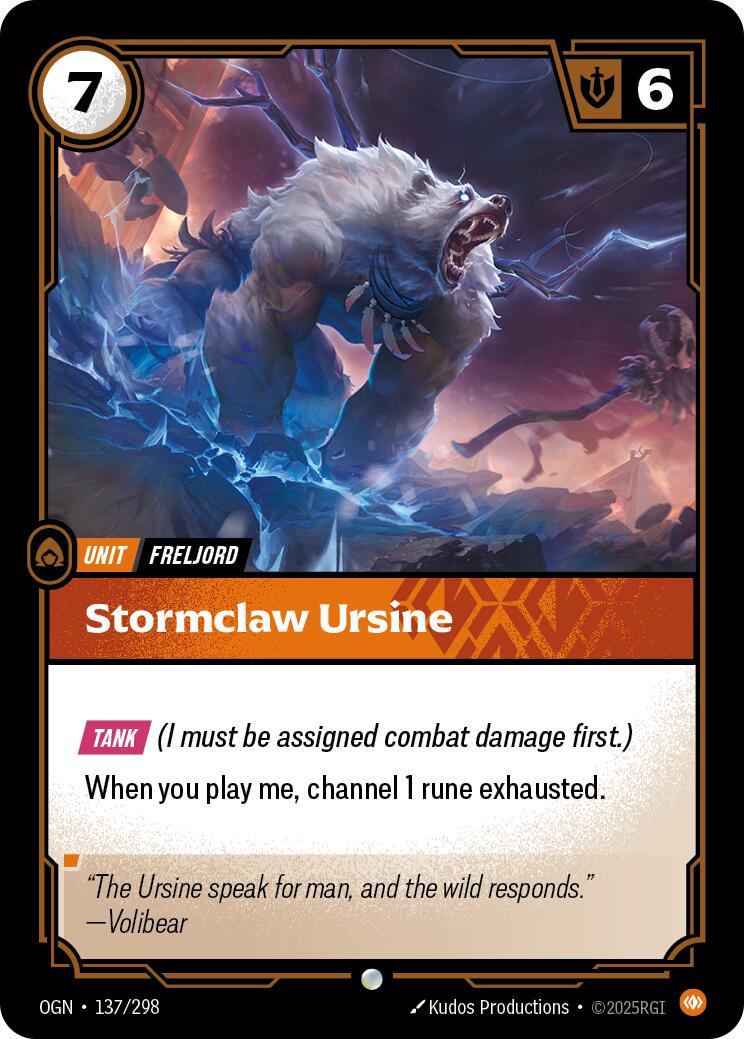 Stormclaw Ursine [Foil] #137