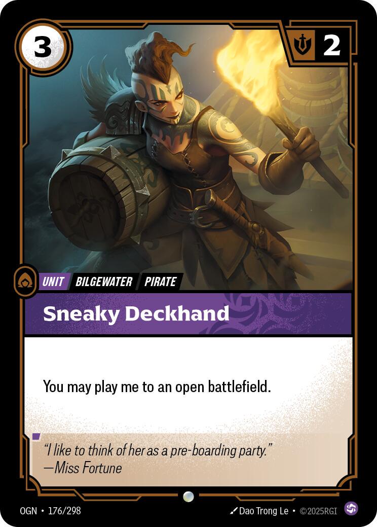 Sneaky Deckhand [Foil] #176