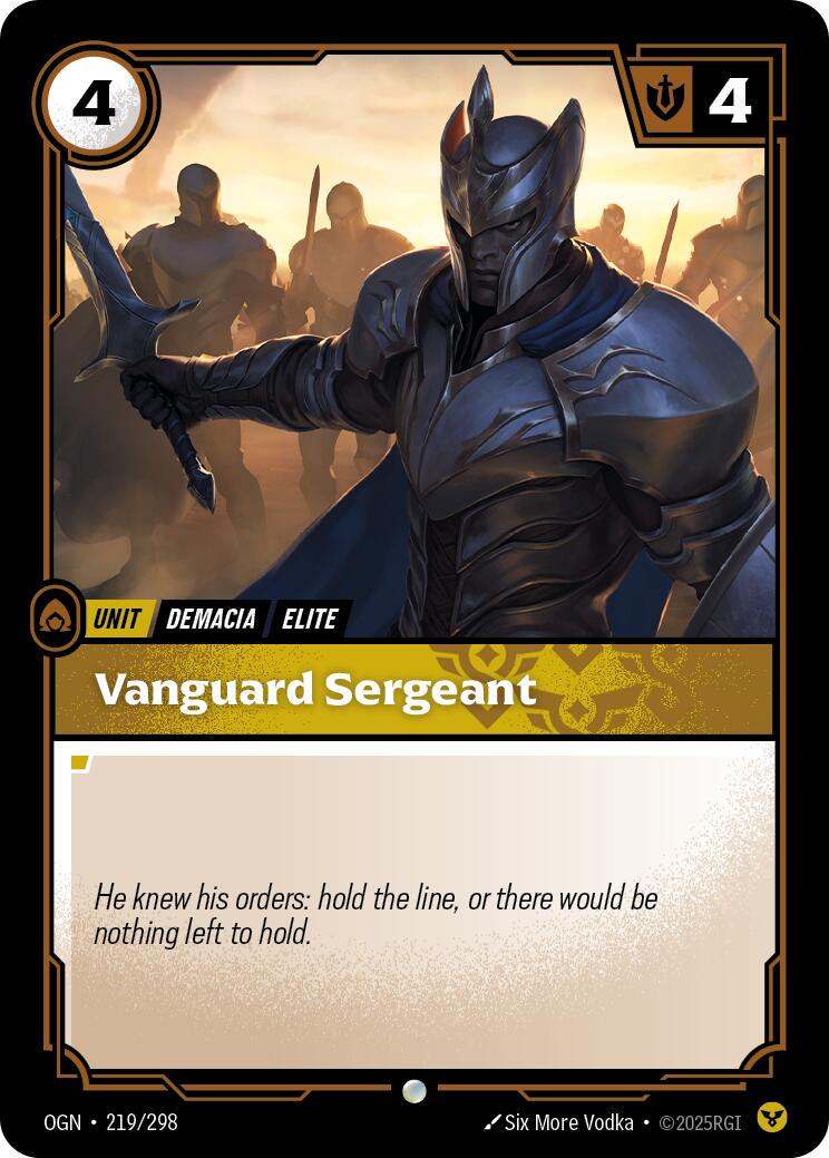 Vanguard Sergeant [Foil] #219