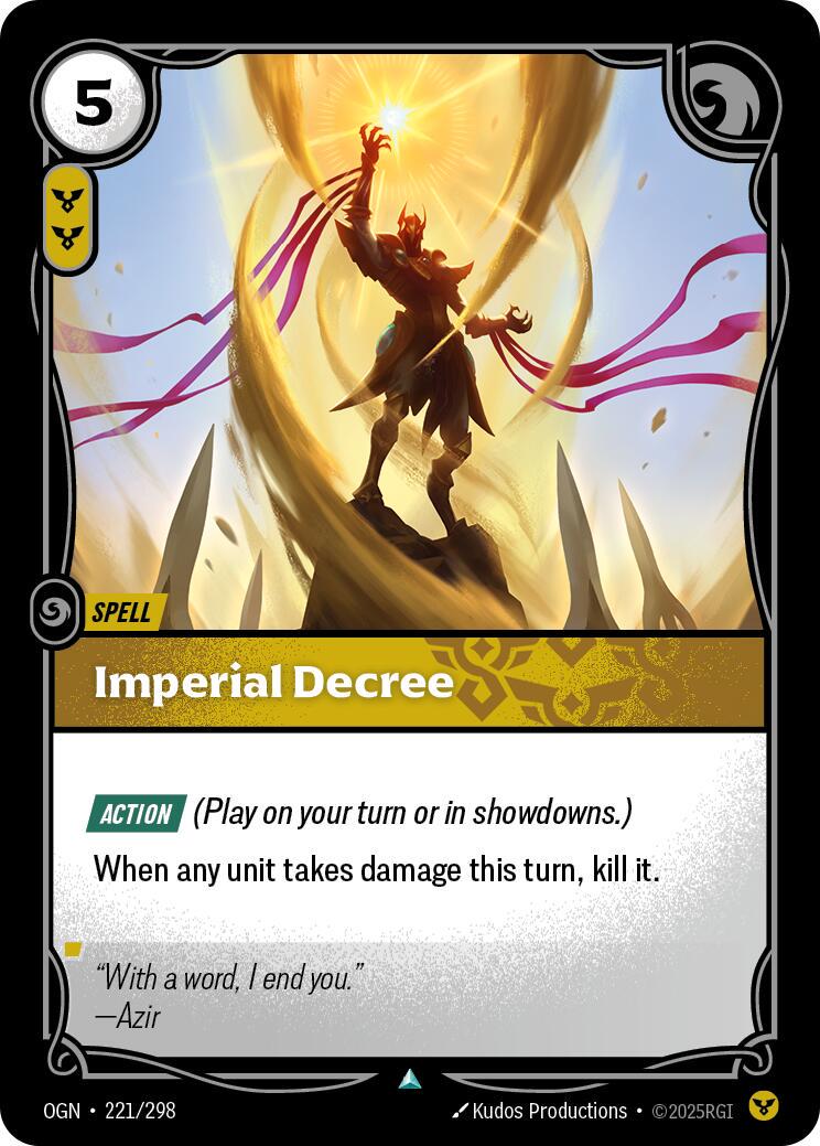 Imperial Decree [Foil] #221