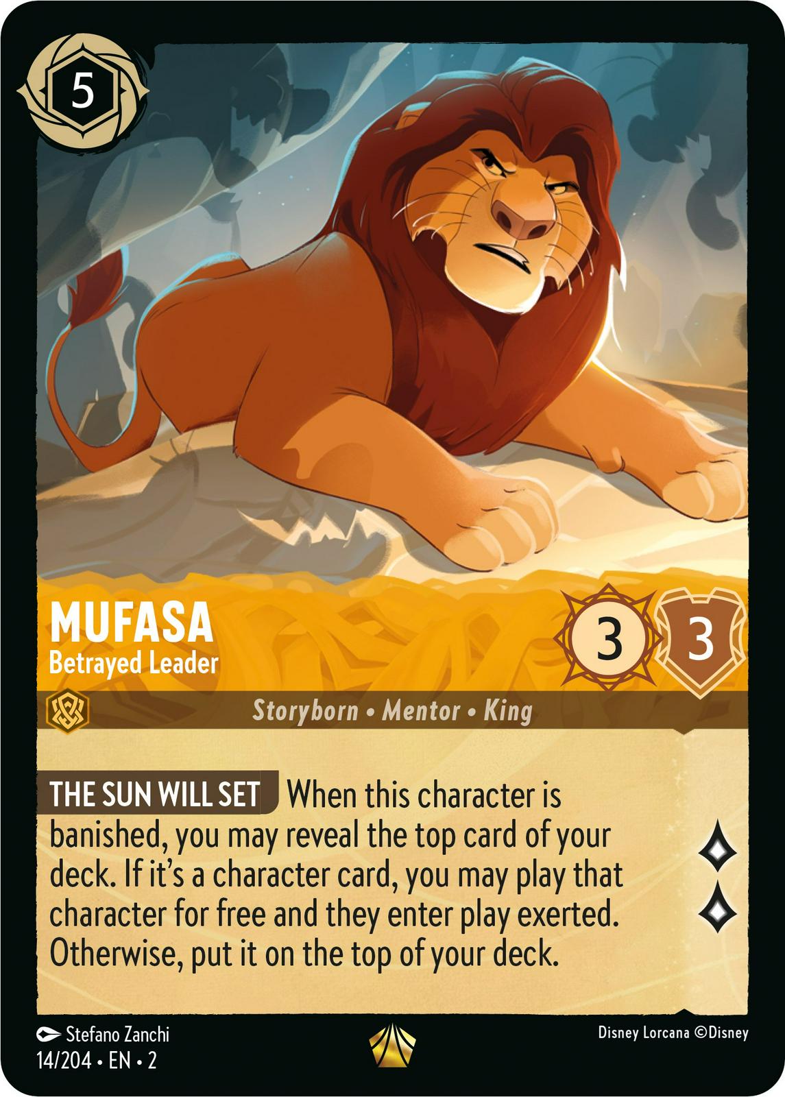 Mufasa - Betrayed Leader #14