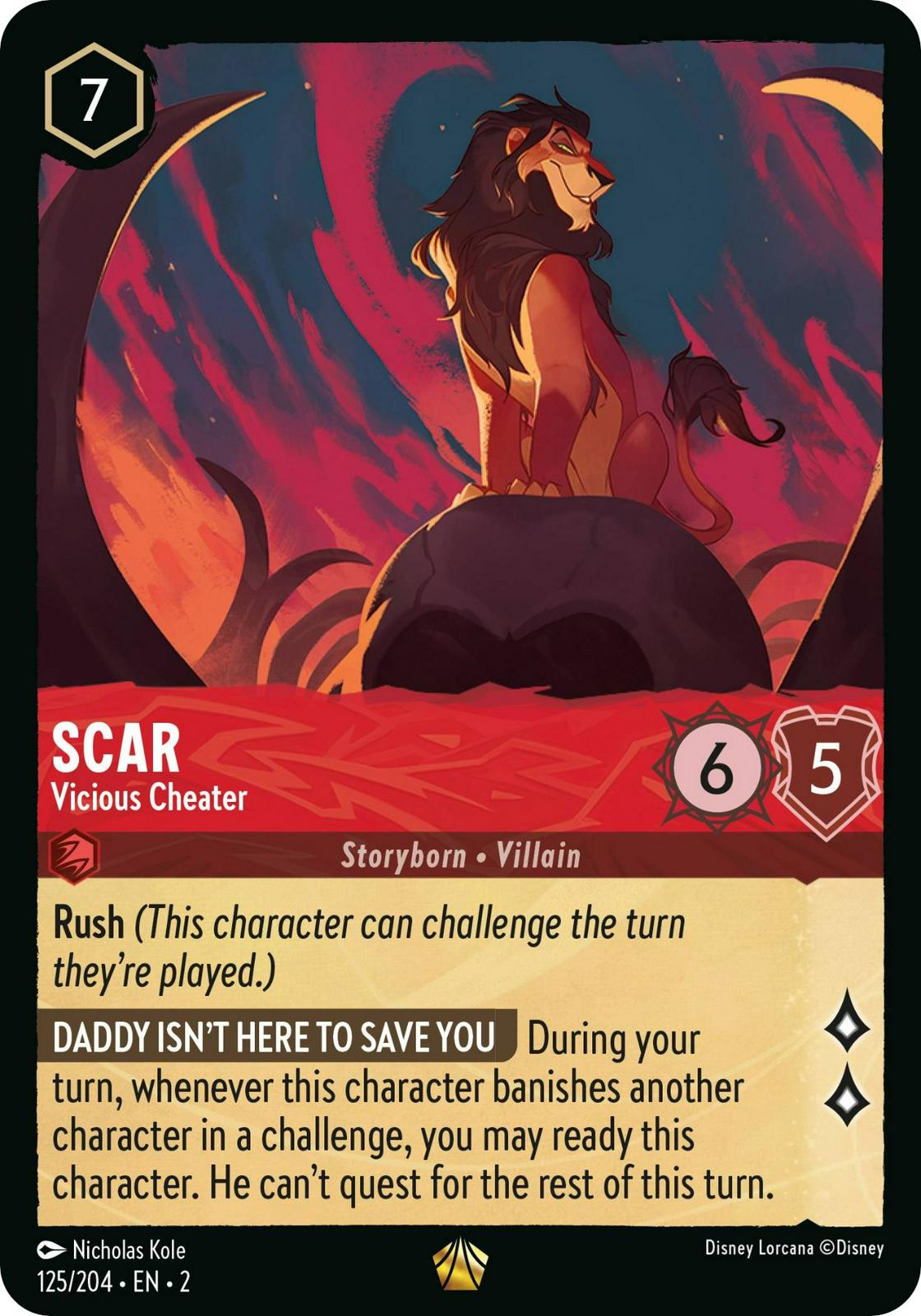 Scar - Vicious Cheater #125