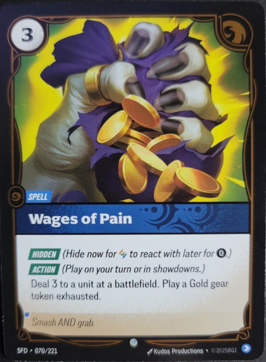 Wages of Pain [Foil] #70