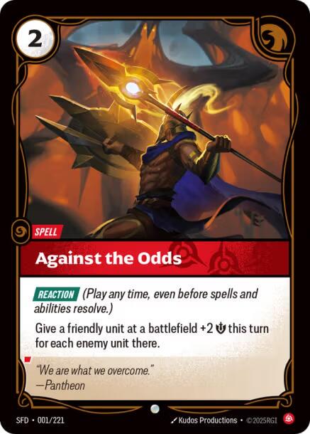 Against the Odds [Foil] #1