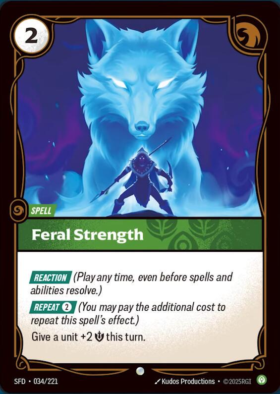 Feral Strength [Foil] #34