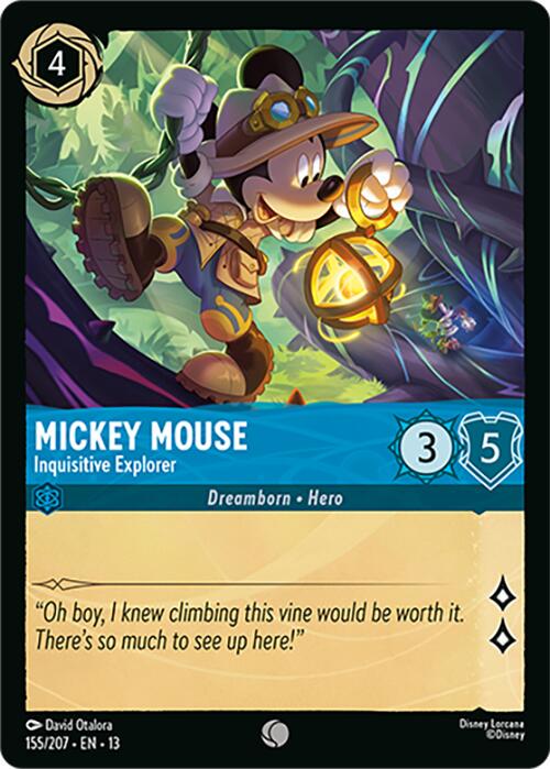 Mickey Mouse - Inquisitive Explorer [Foil] #155