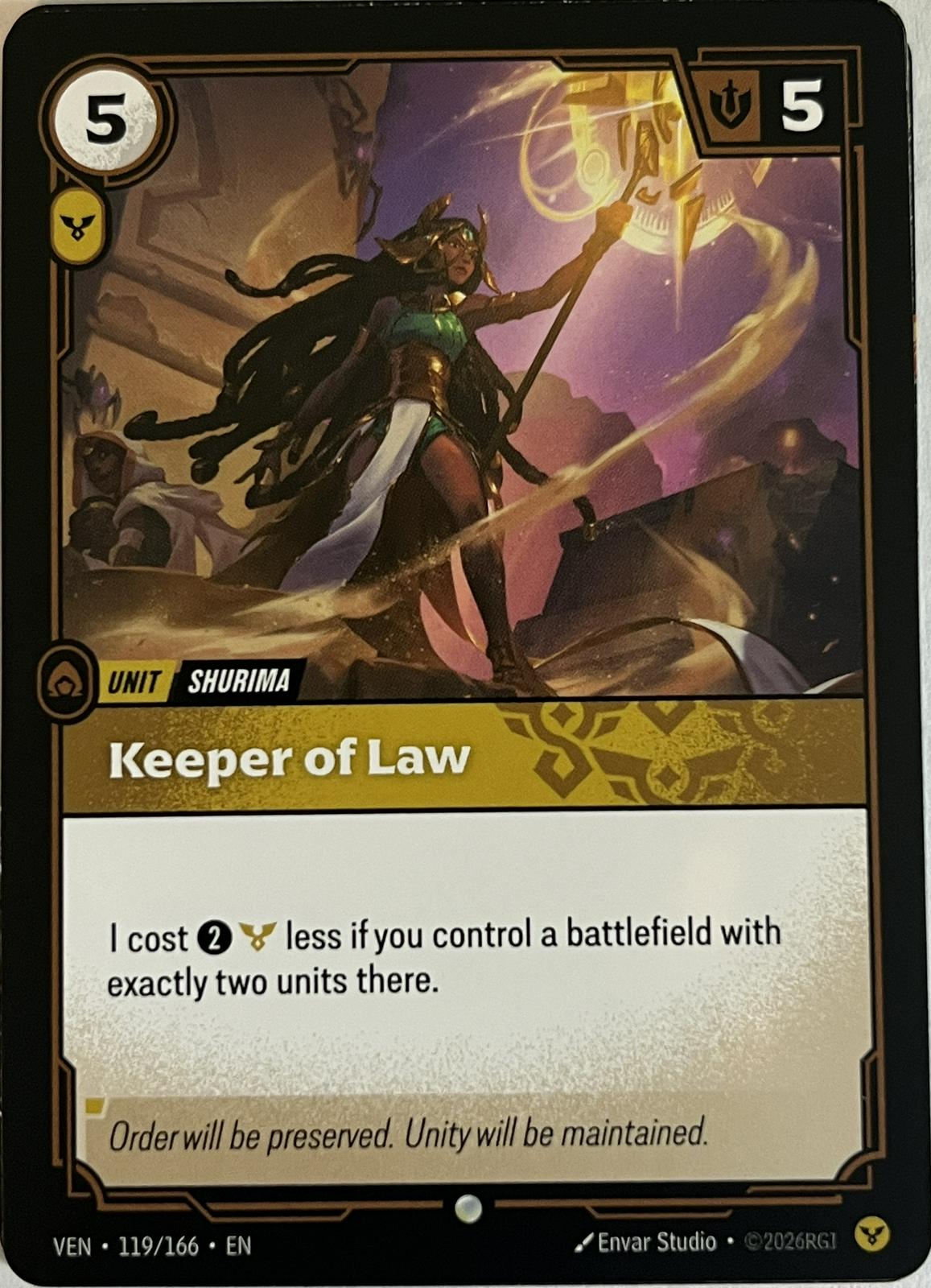 Keeper of Law #119