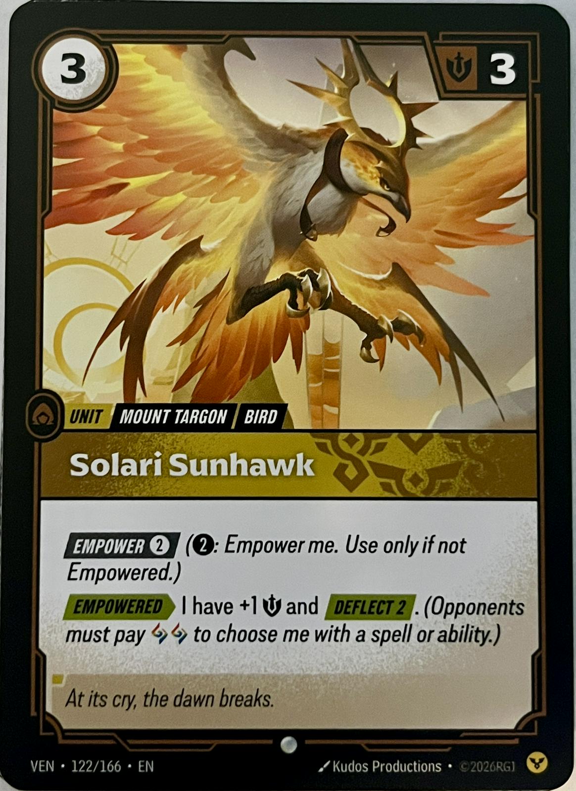 Solari Sunhawk #122