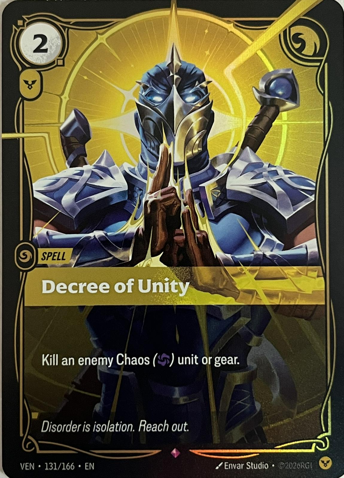 Decree of Unity [Foil] #131