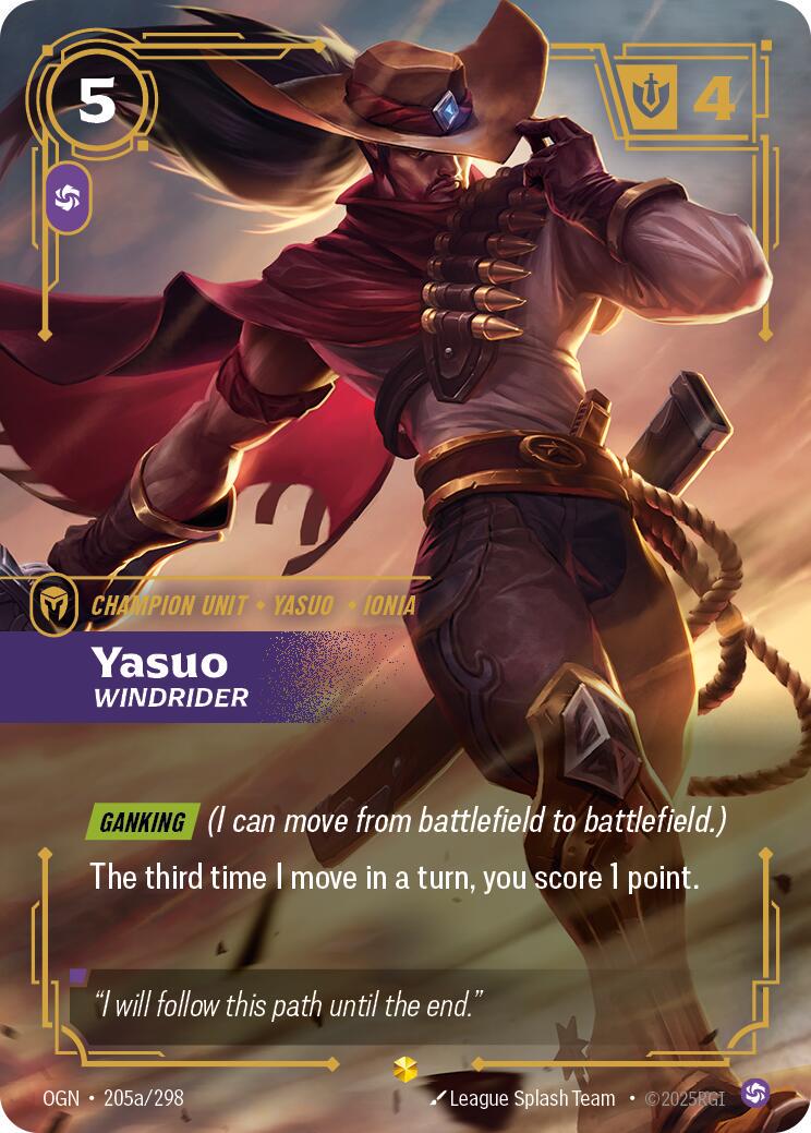 Yasuo - Windrider [Alternate Art] #205a