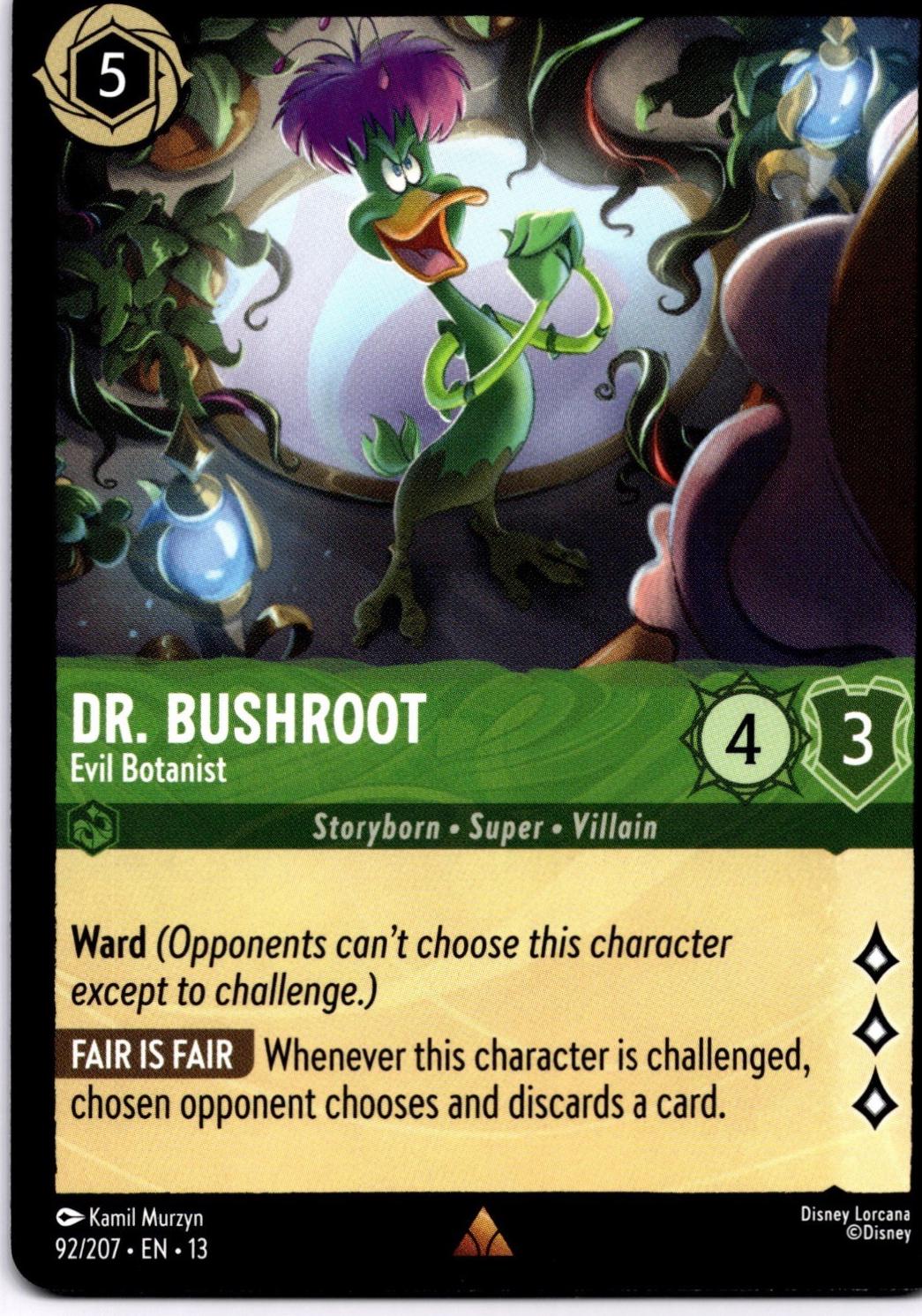 Dr. Bushroot - Evil Botanist #92
