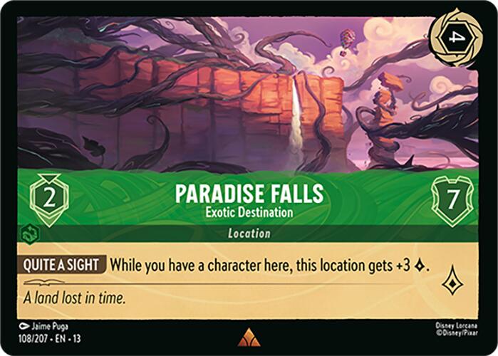 Paradise Falls - Exotic Destination [Foil] #108