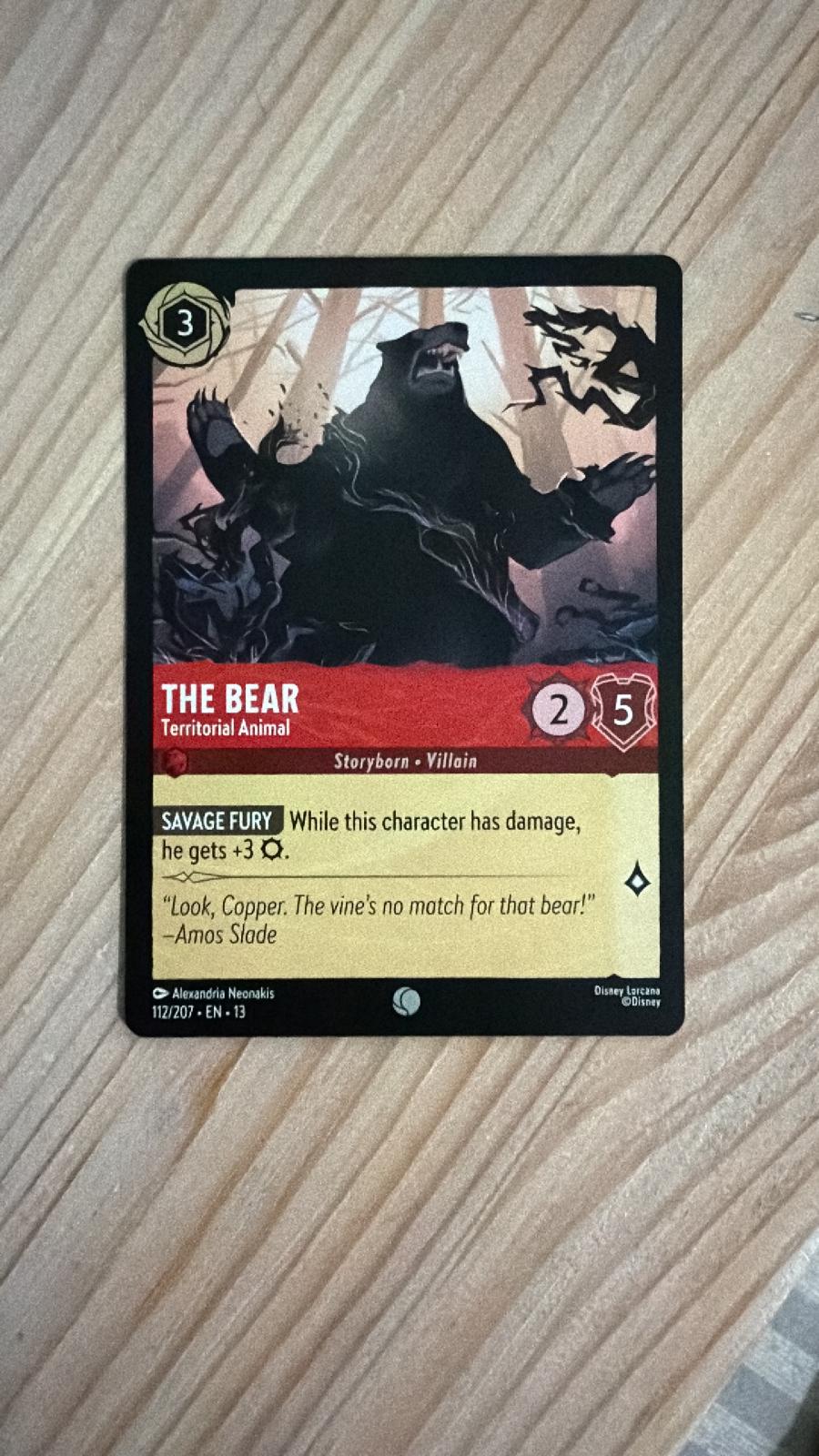 The Bear - Territorial Animal #112