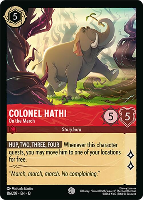 Colonel Hathi - On the March [Foil] #116